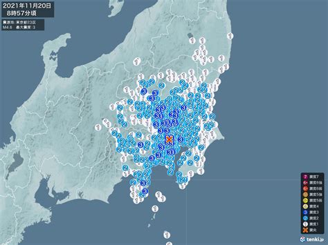 地震情報 東京